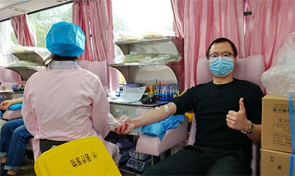 抗疫情、捐熱血、傳真情 ——康通電子工會組織參加公益獻(xiàn)血活動